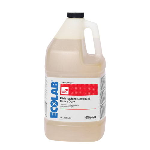 Ecolab® TRUPOWER Dishmachine Detergent Heavy Duty, 1 Gallon, #6102428
